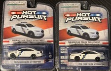 Lot Of 2 GreenLight Hot Pursuit Philadelphia Police Cars