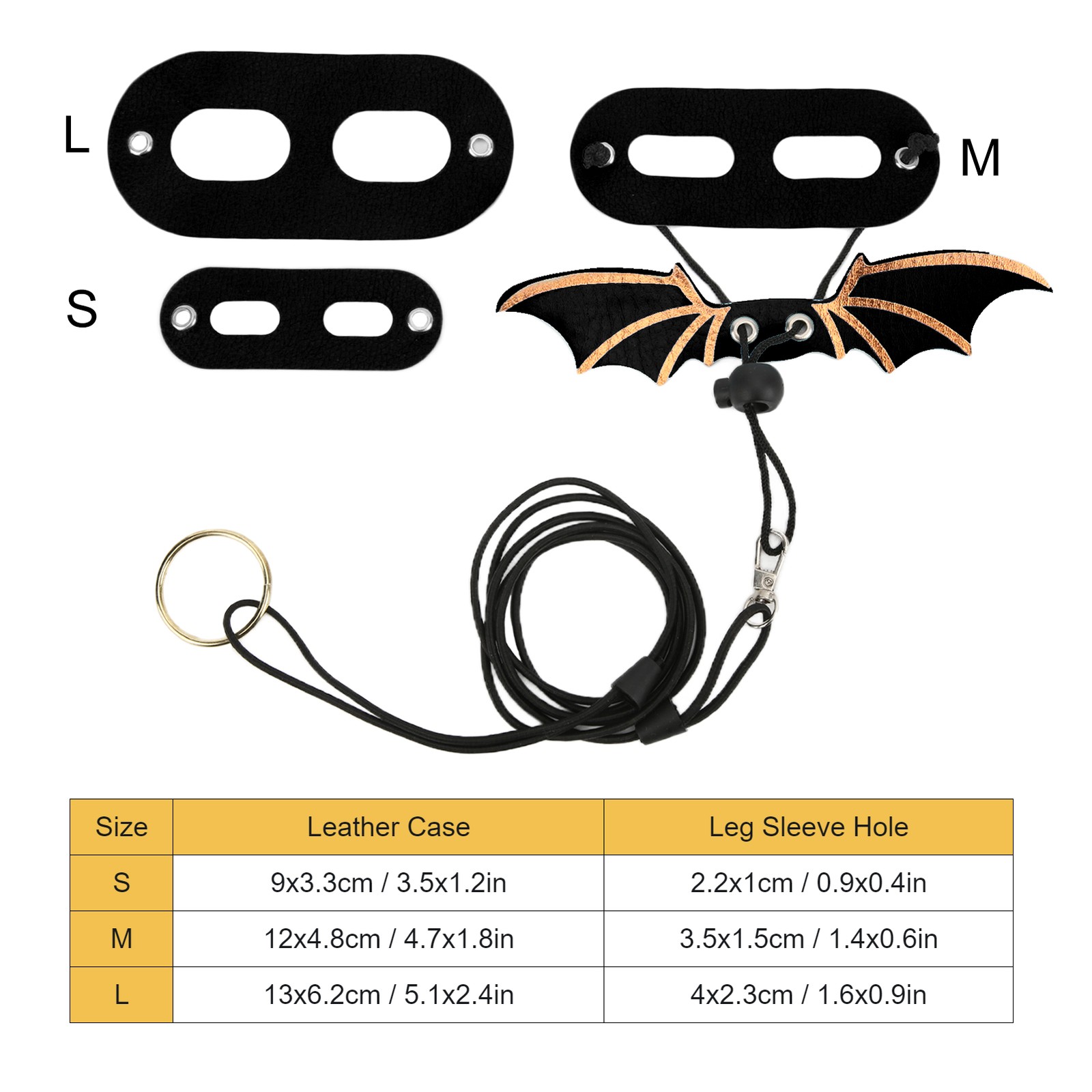 Black Adjustable Lizard Leash Bearded Dragon Harness Soft For Reptiles Smal SG