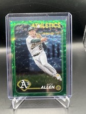 2024 Topps Series 2 Nick Allen #599 Green Foil /499 Oakland Athletics