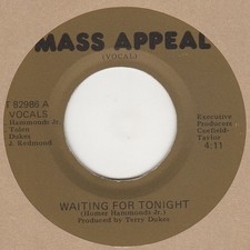 Mass Appeal Waiting For Tonight name not on label Soul Northern Motown