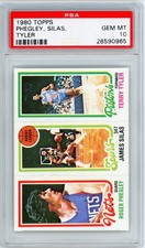 1980 Topps Roger Phegley | James Silas | Terry Tyler | PSA 10 pop 41