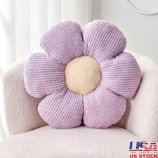 Cute Flower Shape Throw Pillow Decorative Cushion Soft Petal Design Home Decor