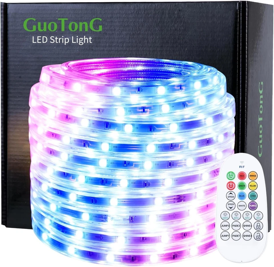 450 LED RGB Strip Lights 50ft, Infrared Remote Control - Image 3 of 4