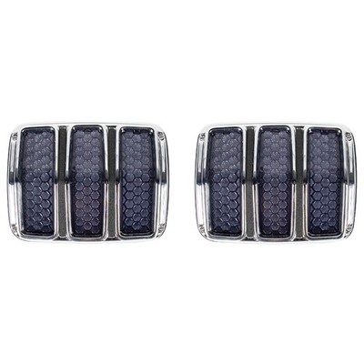 CJ Classics Flush Mount Taillight Kit with Smoked Lens & Hex Pattern Must...