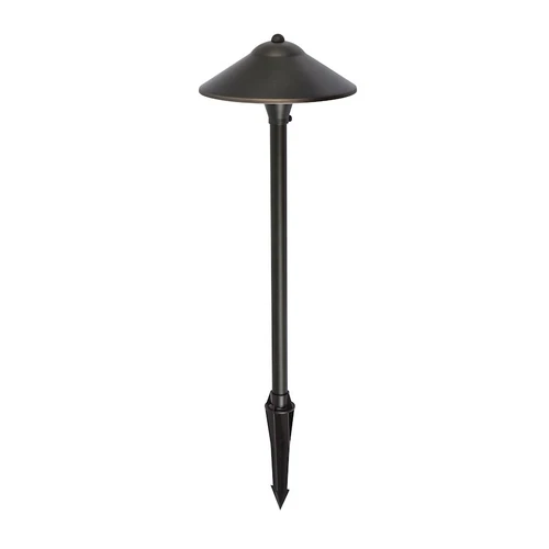 Elitco Lighting Aera Outdoor 12V Cast Brass Path Light 9"x24", Bronze - P800-DB - Picture 1 of 1