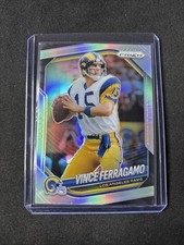 2025 Panini Prizm Silver Vince Ferragamo Los Angeles Rams QB #240