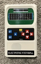 Mattel Basic Fun Retro Handheld Football Electronic Game Tested - Next Day Ship