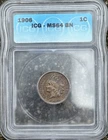 1906 Indian Cent 1c ICG MS64 BN