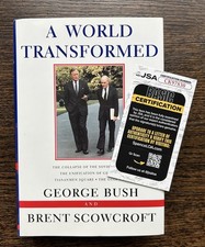 George HW Bush Signed Book All The Best Hardcover  President Autograph JSA COA