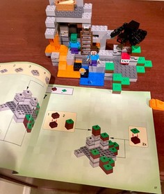 LEGO Minecraft: The Cave (21113) Used No Box Comes with LEGOs and Manual 