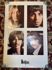 The Beatles White Album Poster 35x23 1990 Apple