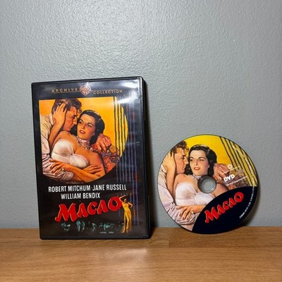 Macao (1952) (DVD, 2016, Warner Archive) Robert Mitchum - Jane Russell Film Noir