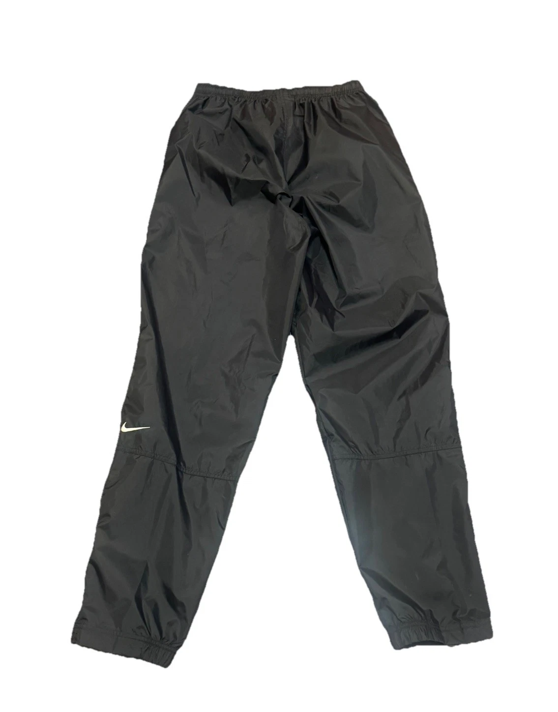 Vintage 90s Nike Sportswear Track Pants Mens Medium Blaxk Swoosh Athletic Jogger