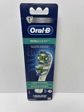 Oral-B Dual Clean Replacement Brush Heads - 3 Pack