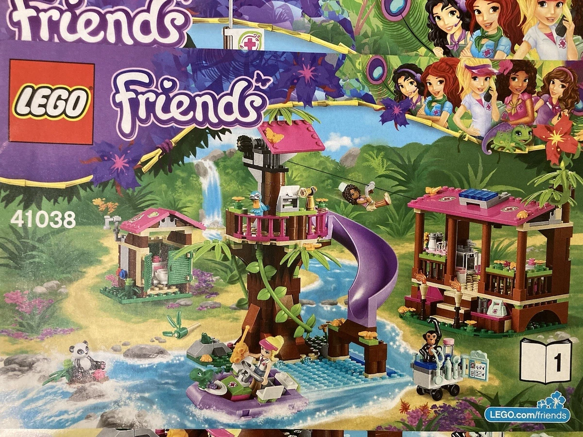 Lego Friends 41038 Jungle Rescue Base Set With Instructions PM