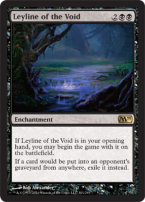 1x Leyline of the Void Light Play, English Magic 2011 MTG Magic