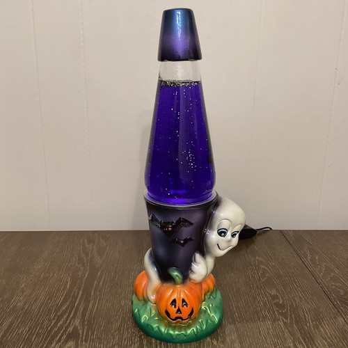 The Original Lava Lamp Spooktacular Halloween Ghost Box Pumpkins, Glitter 1997 - Picture 9 of 10