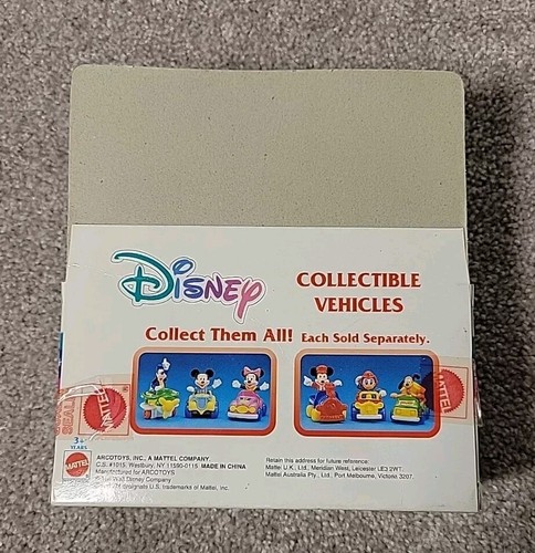 Vint Disney Collectible Figures Mickey Mouse & Train Die Cast Metal Mattel NIB - Picture 3 of 4