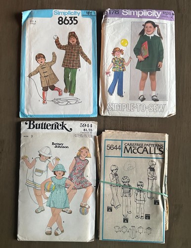 Konvolut 15 Vintage 70er Jahre Kleinkind & Kind Schnittmuster FF ungeschnitten - Bild 2 von 5