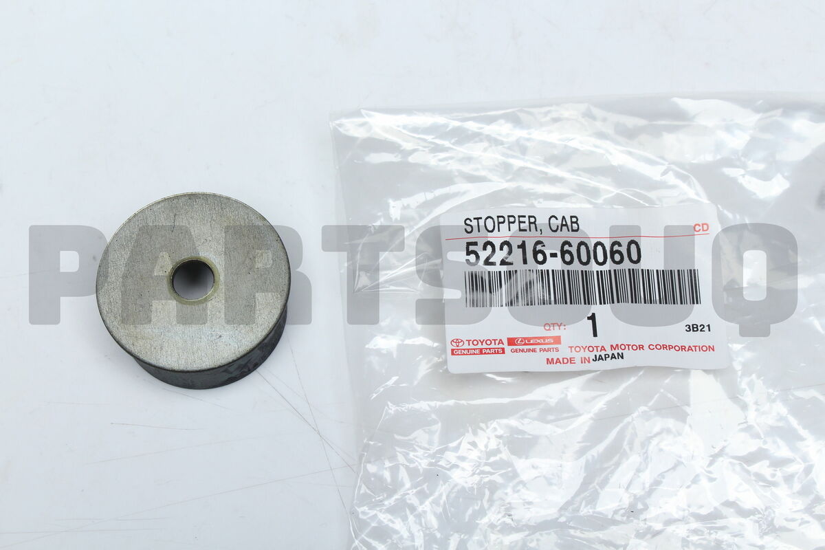 5221660060 Genuine Toyota STOPPER, CAB MOUNTING CUSHION 5221660060 Genuine Toyota STOPPER, CAB MOUNTING CUSHION