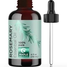 Pure Rosemary Essential Oil with Dropper