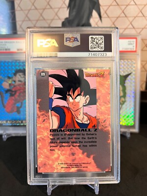ドラゴンボール　PSA ⭐️ 1996 DRAGON BALL Z PICCOLO SERIES 1 #9 PSA 8 NM-MT GRADED
