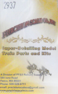 Precision Scale HO Scale Brass Locomotive Bell With Bracket - Part #31069 (1:87)