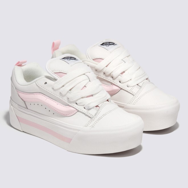 Vans Knu Skool Skate Shoes Low-Top Platform Sneakers Fast