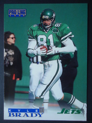 NFL 152 Kyle Brady New York Jets Pro Line 1996