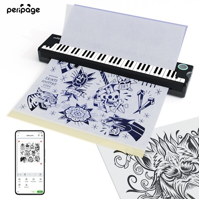 PeriPage Pino Wireless Tattoo Stencil Printer-Portable Heat Transfer Printer