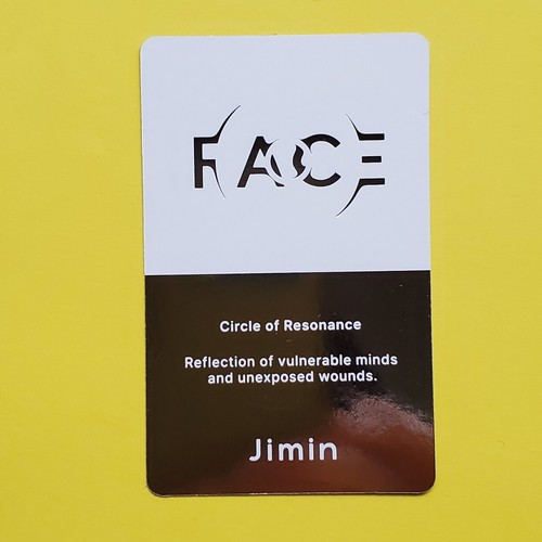 JIMIN BTS FACE Photo Card Japan JPFC POB Solo Album Weverse PhotoCard hologram - Picture 35 of 70