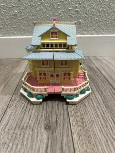 1995 Bluebird Polly Pocket Clubhouse Pop Up Party Play House  complete