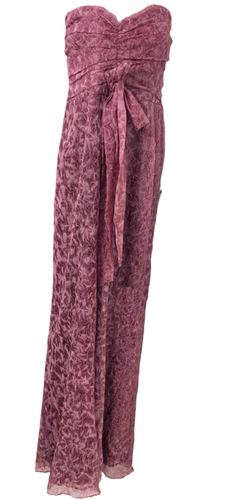Lulus Pink Lace Jumpsuit XL Party Evening Occasion Leg Lace Smart Sexy NWT