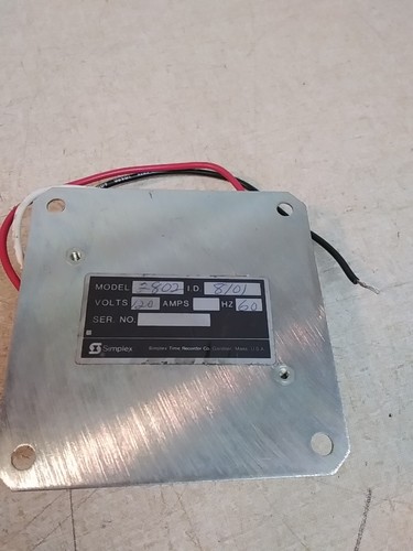 Simplex Time Indicating Recording Equipment Assembly 519-190 - Picture 3 of 3