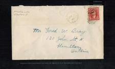 A-1438**Canada  1942**MEADOWVILLE, N.S,  COVER