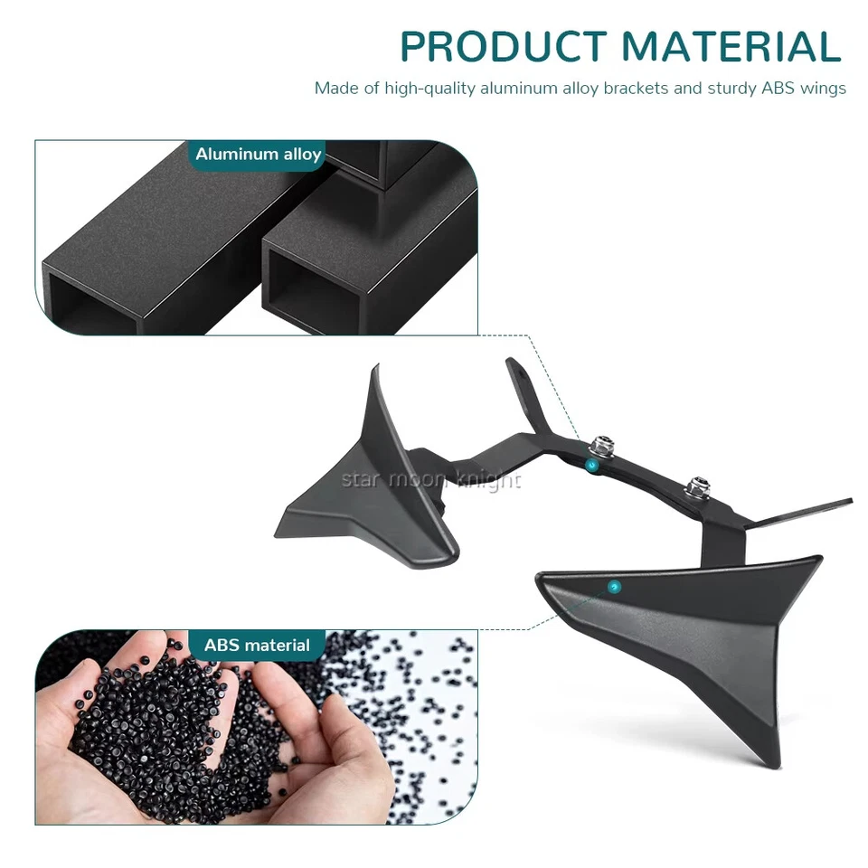 Front Spoiler Wing For Honda CB750 Hornet 2023 2024 Frontal Winglet Deflector — 第 4/4 张图片