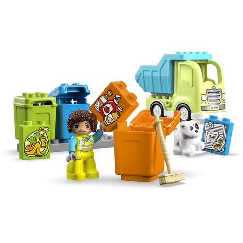 10987 LEGO® DUPLO® Town Camion Riciclaggio Costruzione Giocattolo Set (15 Pezzi) - Foto 2 di 5