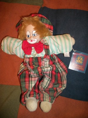 classic treasures porcelain clown dolls