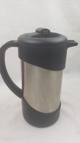 Nissan Stainless Double Wall Thermos Travel Thermal Mug Coffee Press Tea Infuse