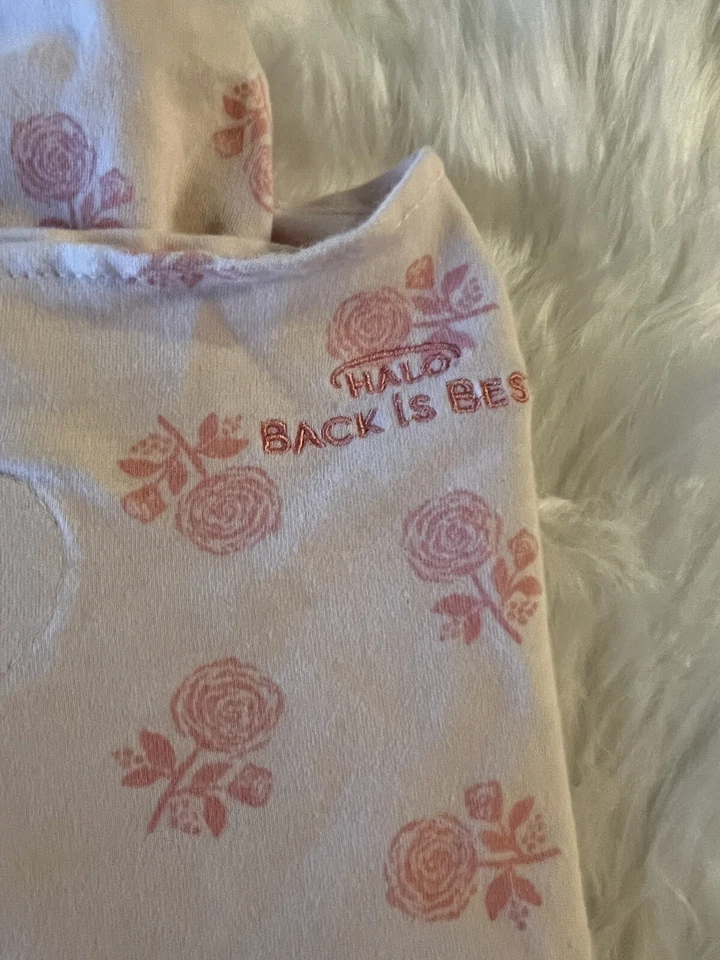 Halo Sleep Sack Baby Girl Pink Floral 0-3 Months - Image 4 of 4