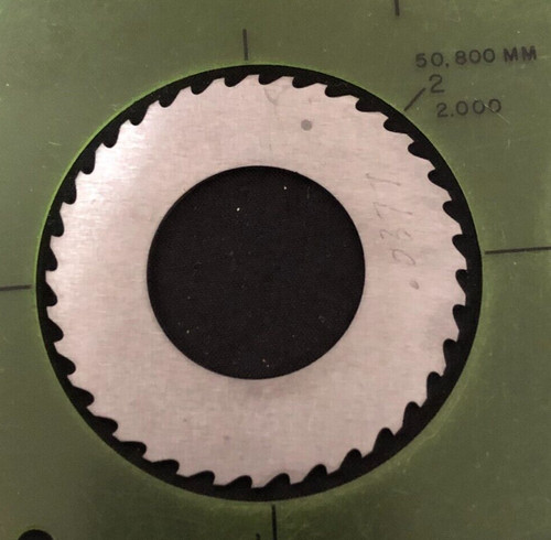 ITI 2 x 0.0375 x 1 34T Solid Carbide Slitting Slotting Saw !