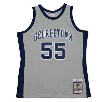 Mitchell & Ness Dikembe Mutombo Georgetown University 1990-91 Swingman *NEW*