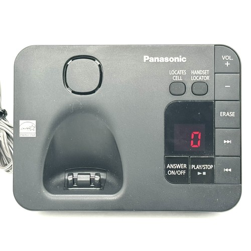 Panasonic Cordless Headset Telephone Phone Answering Machine Black KX-TGEA20 - Picture 4 of 11