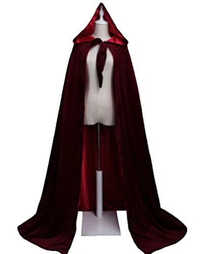 Black Vampire Costume Capes, Coats & Cloaks