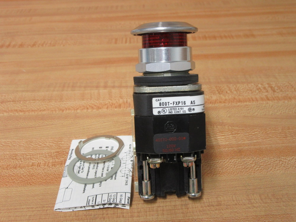 Allen Bradley 800T-FXP16RA5 botón 800TFXP16RA5 (paquete de 3) Allen Bradley 800T-FXP16RA5 botón (paquete 800TFXP16RA5 (paquete botón de 3) f16f25