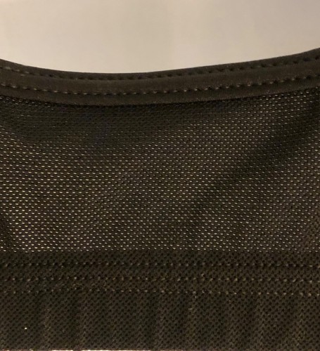 GK ELITE ATHLETIC SPORTS BRA CHILD LARGE BLACK NYLON/SPANDEX TECHMESH CL NWT! - Picture 5 of 6