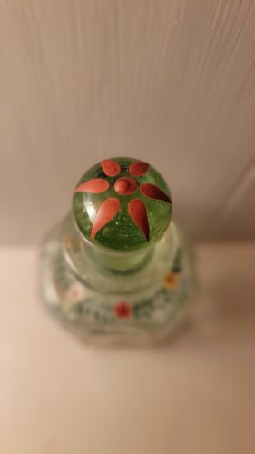 Czechoslovakia hand painted whiskey decanter - Picture 4 of 11
