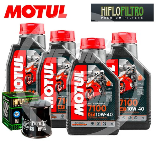 KIT/INSPEKTION KAWASAKI ZX-6R 600 NINJA 2009 2013 4L MOTUL