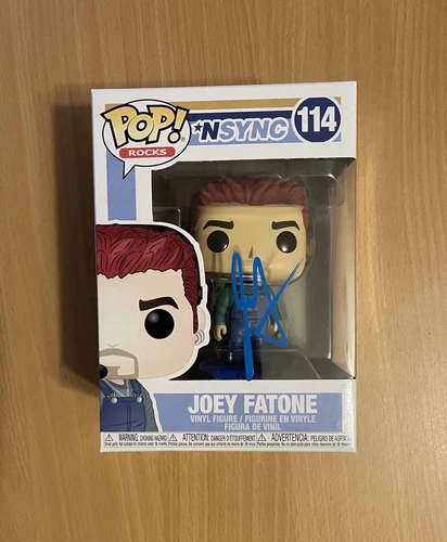NSYNC Joey Fatone Signed Funko Pop COA 1