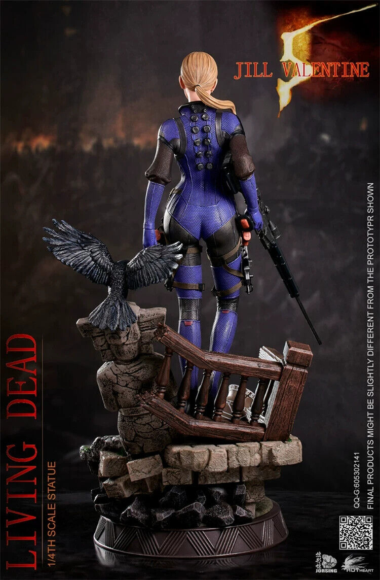 Resident Evil 5 Jill Valentine Resin Model Painted Statue 1/4 Hot